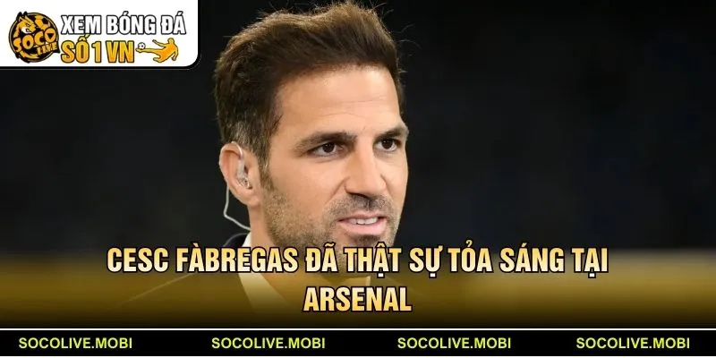 Cesc Fàbregas đã thật sự tỏa sáng tại Arsenal